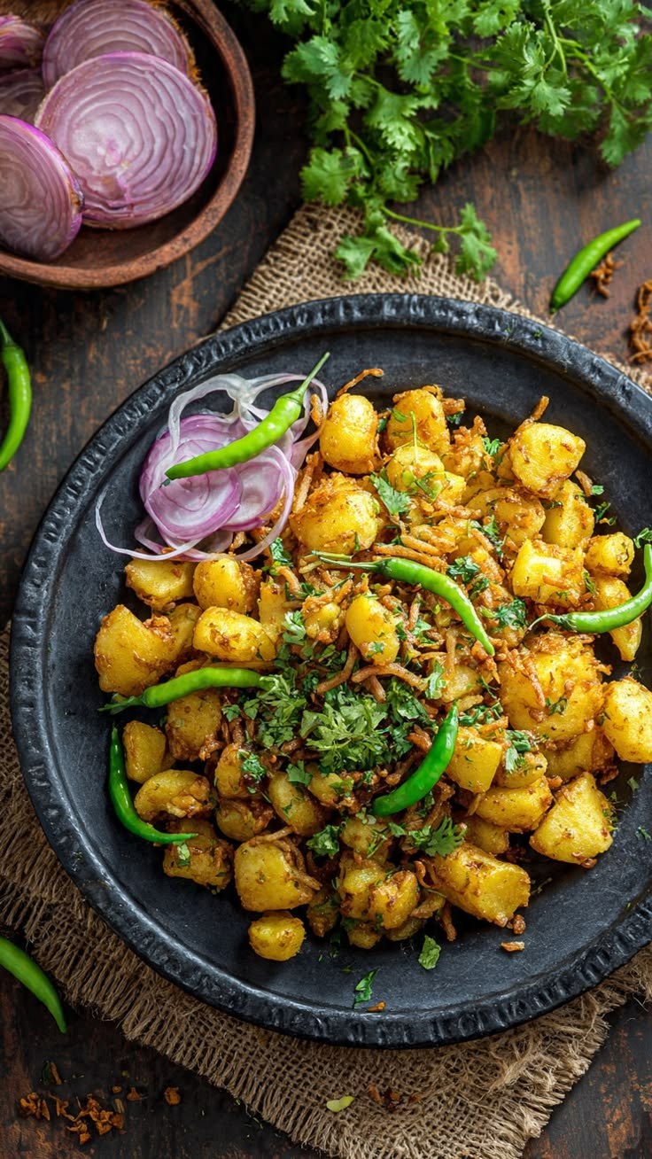 Aloo Jira, patatas salteadas con especias